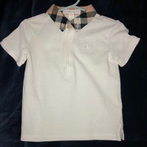 Kids brand new Burberry collar shirt.